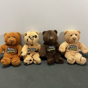Set of Four Teddy Graham Bears Promotional Send Off